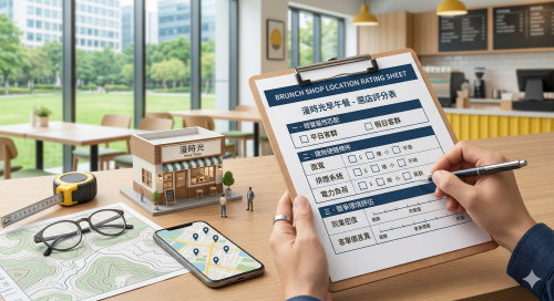創業成功的第一步：早午餐店面選址的「三大關鍵指標」